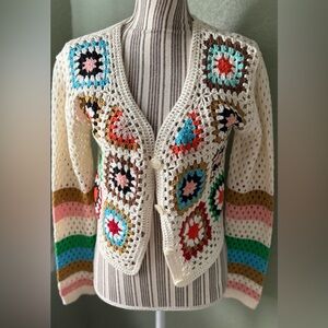 Crochet Cropped Cardi